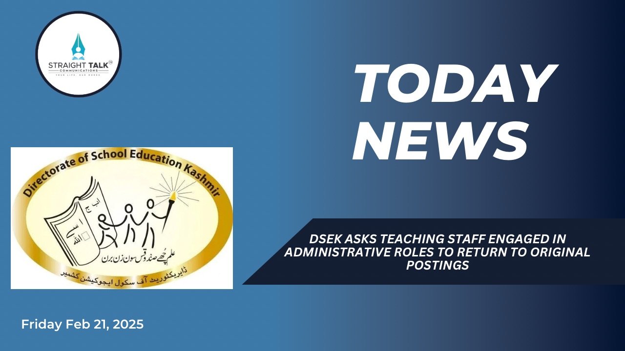 DSEK asks teaching staff engaged in administrative roles to return to original postings