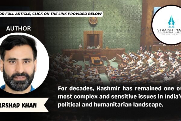 Kashmiri Voice Echoes in Parliament