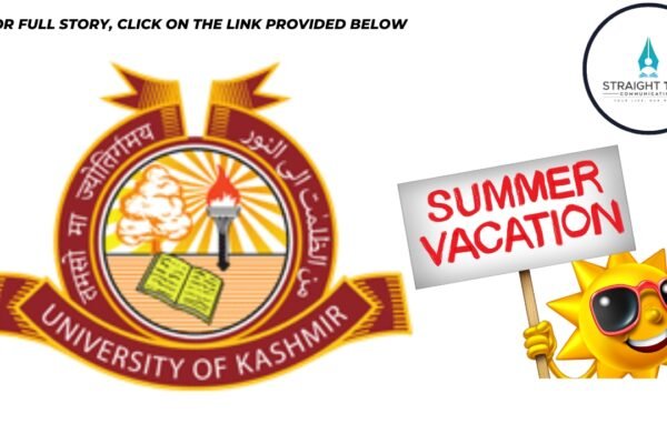 Kashmir University declares 10-day summer vacations