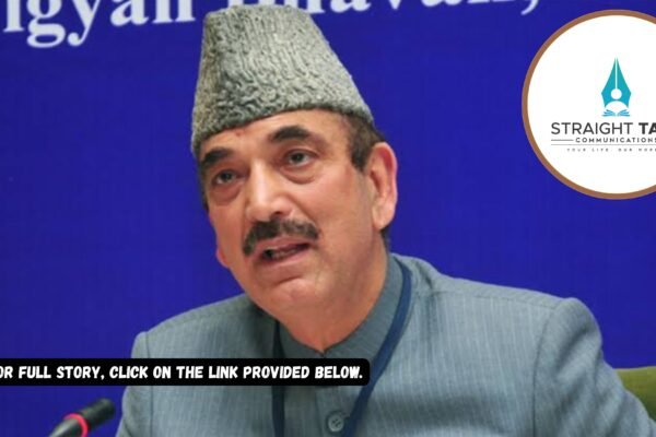 Statehood demand collective voice of J&K people: Former J&K Chief Minister G N Azad
